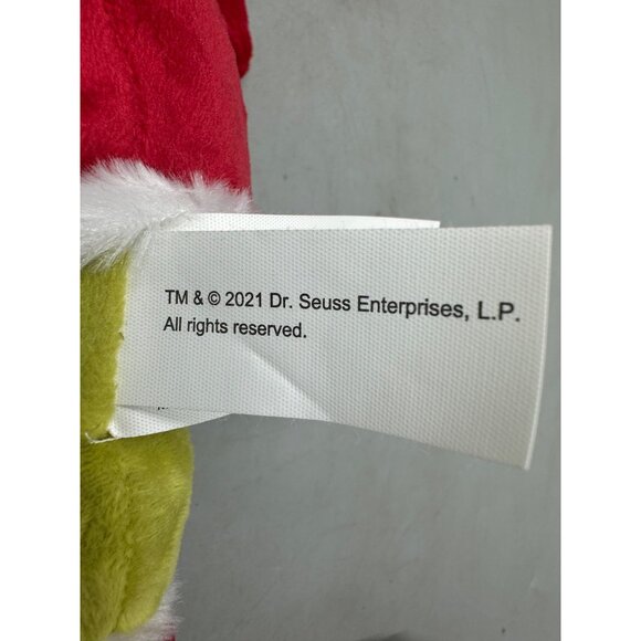 Gemmy Christmas Dr. Seuss 2001 How The Grinch Stole Christmas Plush Toy READ - Picture 7 of 7
